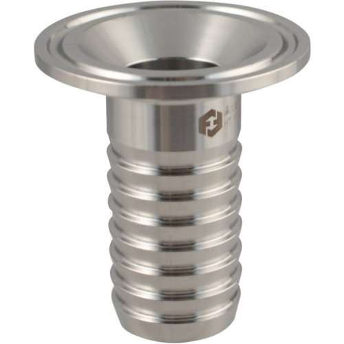1 in. x 1.5 in. T.C. Stainless Tri-Clamp Barb - Brewery Essential!