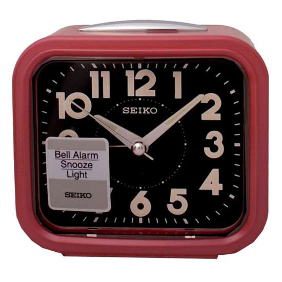 Seiko QHK023R Red Stylish Alarm Clock