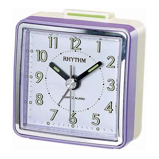 Stunning Purple Rhythm Alarm Clock CRE210NR12 - Wake Up in Style!