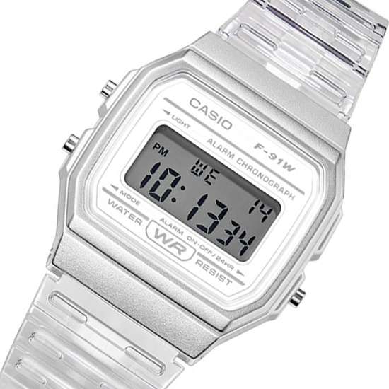 Casio Transparent Digital Watch F-91WS-7D: A Stylish Timepiece for Youth