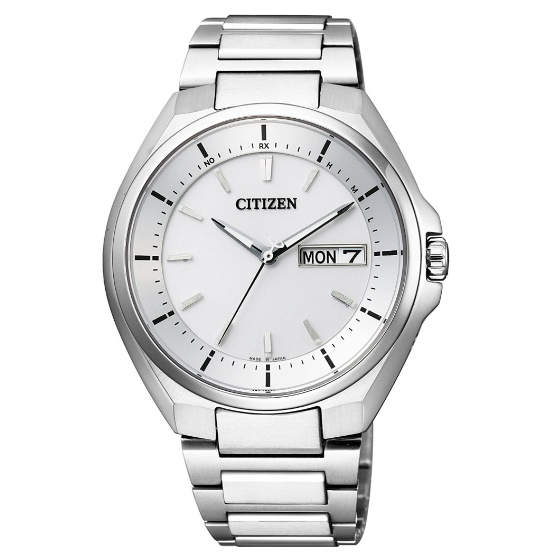 Citizen Attesa AT6050-54A: Stunning Eco-Drive Men's JDM Watch with White Dial
