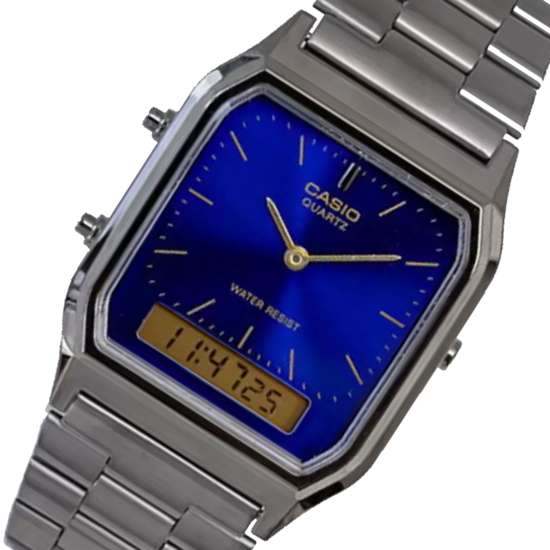 Casio Unisex Analog Digital Watch - AQ230GG-2A - The Vintage Timepiece You Need!
