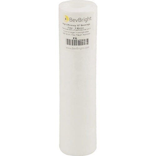 BevBright Absolute Rated 1 Micron Beverage Filter - Achieve Ultra - Clear Brews!
