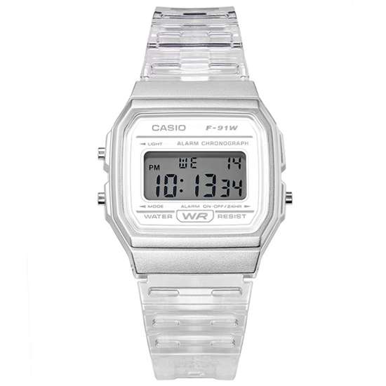 Casio Transparent Digital Watch F-91WS-7D: A Stylish Timepiece for Youth