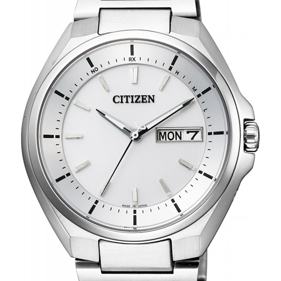 Citizen Attesa AT6050-54A: Stunning Eco-Drive Men's JDM Watch with White Dial
