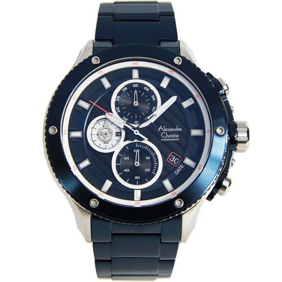 Alexandre Christie's Stylish Men's Watch 6489MCBTUBA