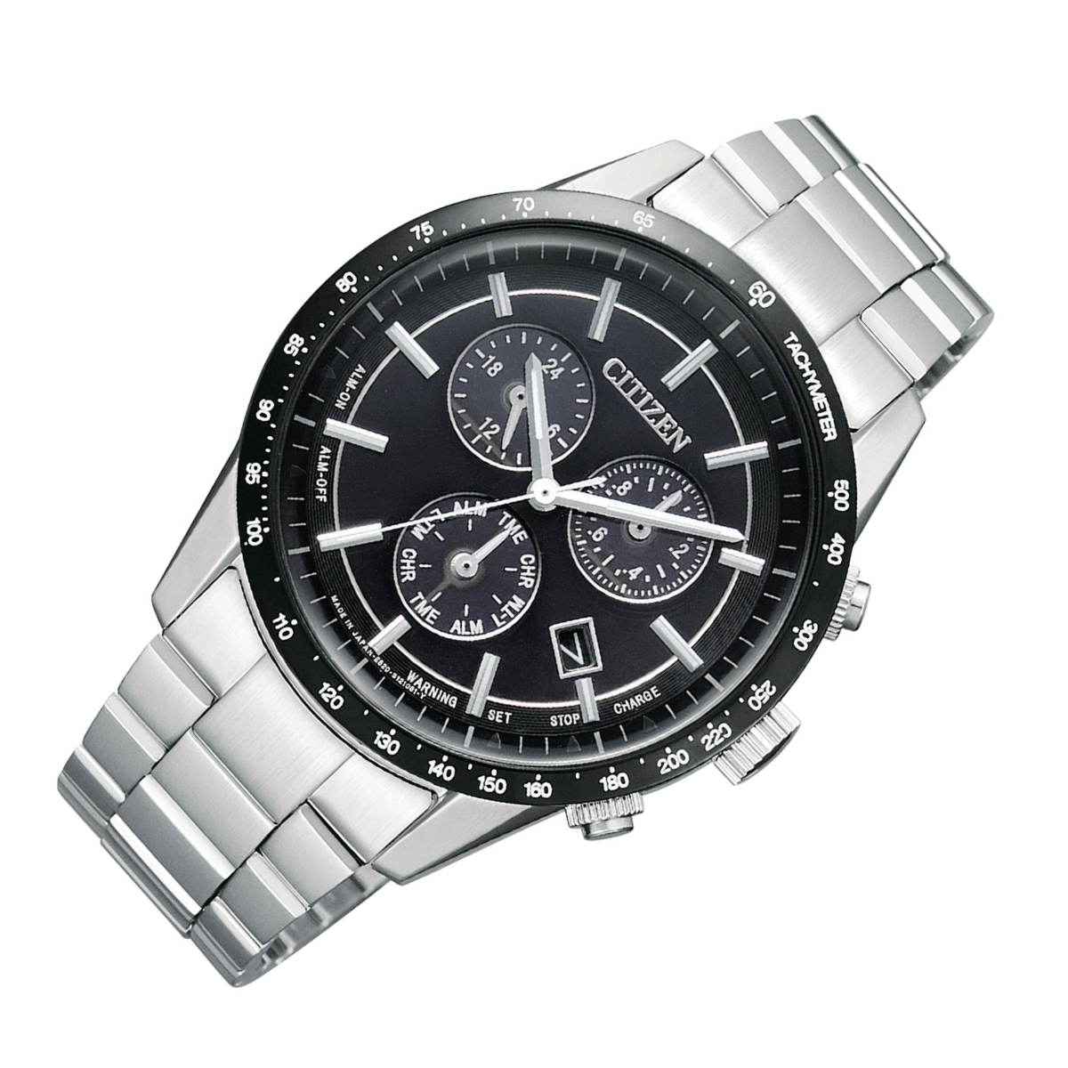 Citizen Collection BL5594-59E Men's Eco-Drive Chronograph Watch with Black Dial