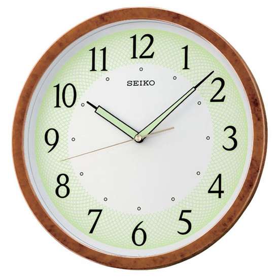 Seiko QXA472BN/QXA472B Luminous Wall Clock - Exclusive to Singapore!