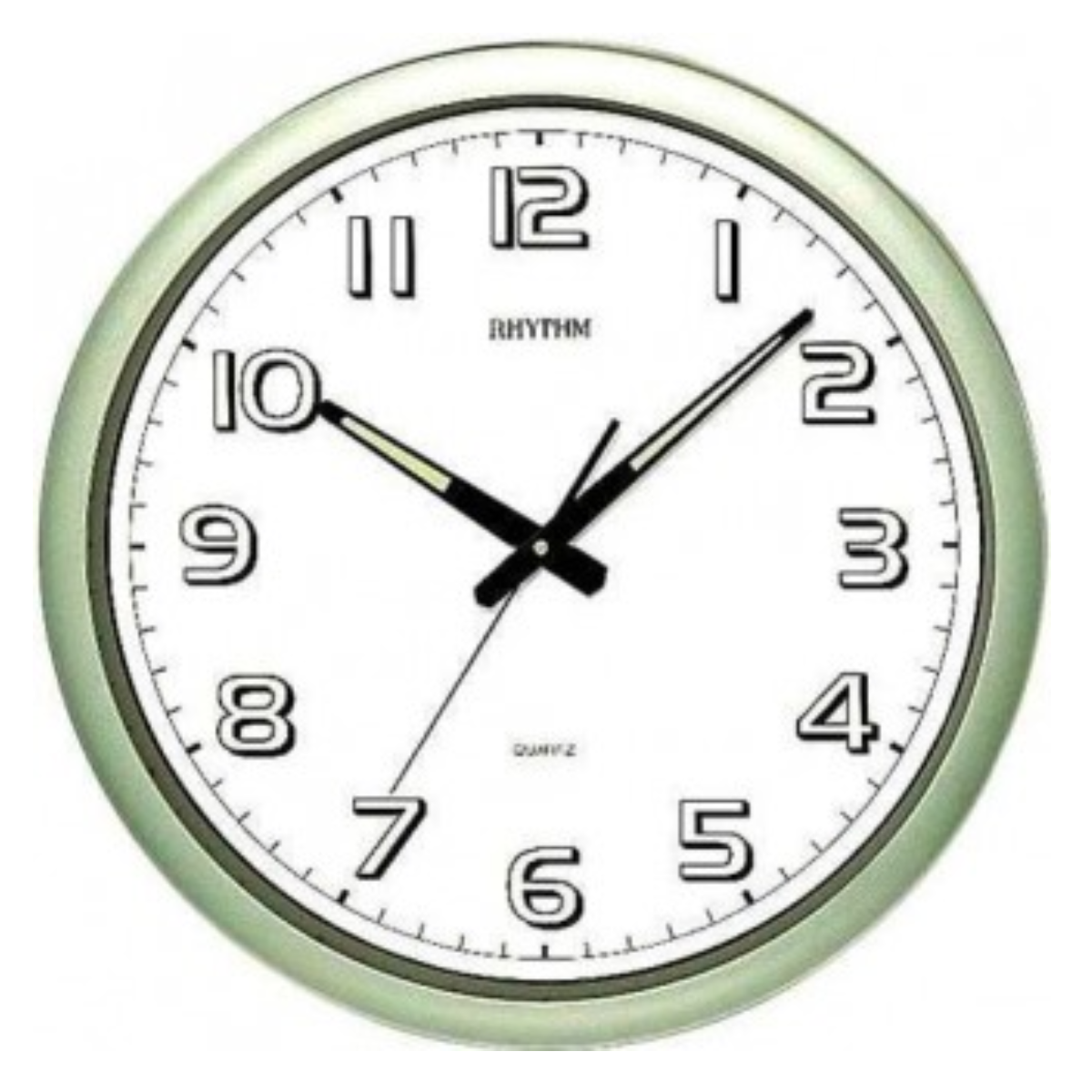 Get the Rhythm CMG805NR05 Japan Quartz Silent Wall Clock - Singapore Exclusive!
