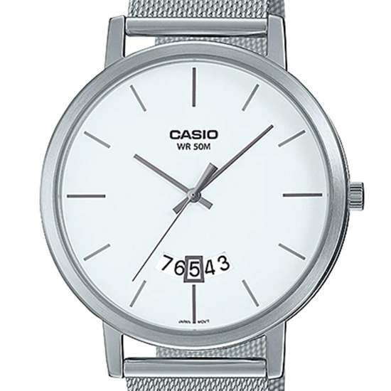 Casio Men's MTP-B100M-7EV Mesh Quartz Watch - A Stylish Timepiece for Gents