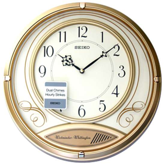 Seiko QXD213G/QXD213GN Musical Wall Clock - Exclusive to Singapore!