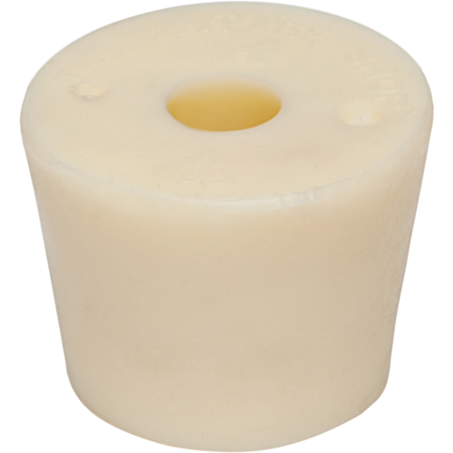 6.5 Rubber Stopper with Hole for Airlock - Ideal for 1 Gallon Glass Carboy Jugs!