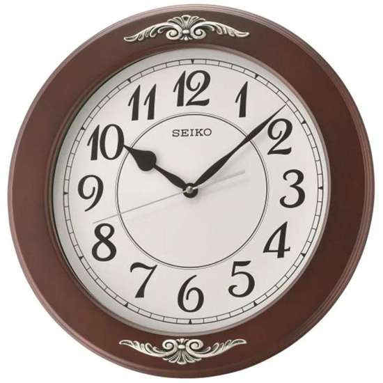 Seiko QXA745Z Exquisite Wooden Wall Clock - Exclusive to Singapore!