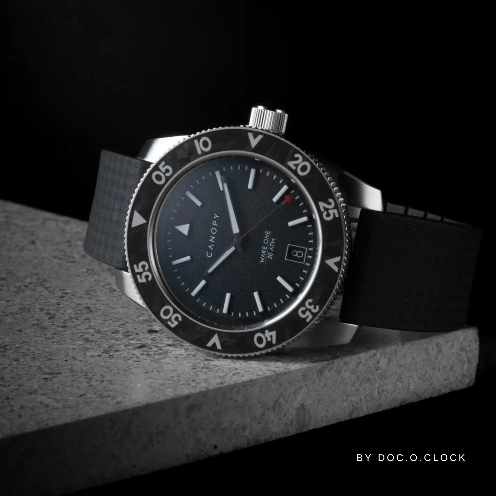 CTS Cut-to-Size FKM Rubber Watch Strap - Quick Release - Sky Blue (2435) - Elevate Your Style!