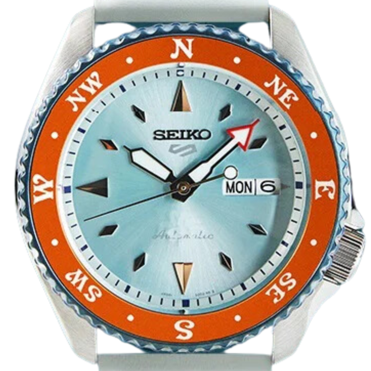Seiko 5 Sports One Piece Nami Limited Edition Blue Dial Watch SRPF63K1 - A Collector's Gem