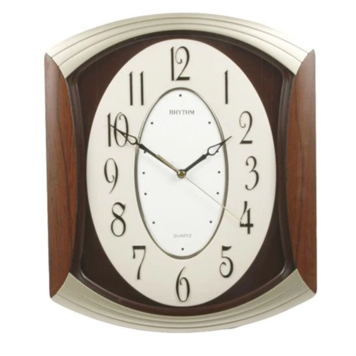 Don't Miss! Rhythm CMG856NR06 Quartz Silent Wall Clock - Singapore Exclusive