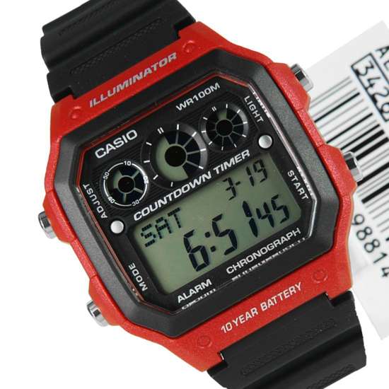 Casio AE-1300WH-4AVDF Illuminator Resin Chronograph Watch - A Timepiece for Every Adventure