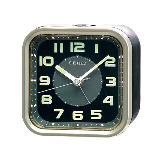 Seiko QHE128T/QHE128TN Quiet Sweep Desk Clock - Exclusive to Singapore!