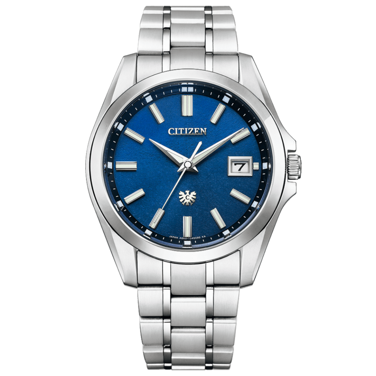 Citizen 'The Citizen' Tosa Washi AQ4091-56L Super Titanium Navy Blue Dial Watch - A Captivating Timepiece