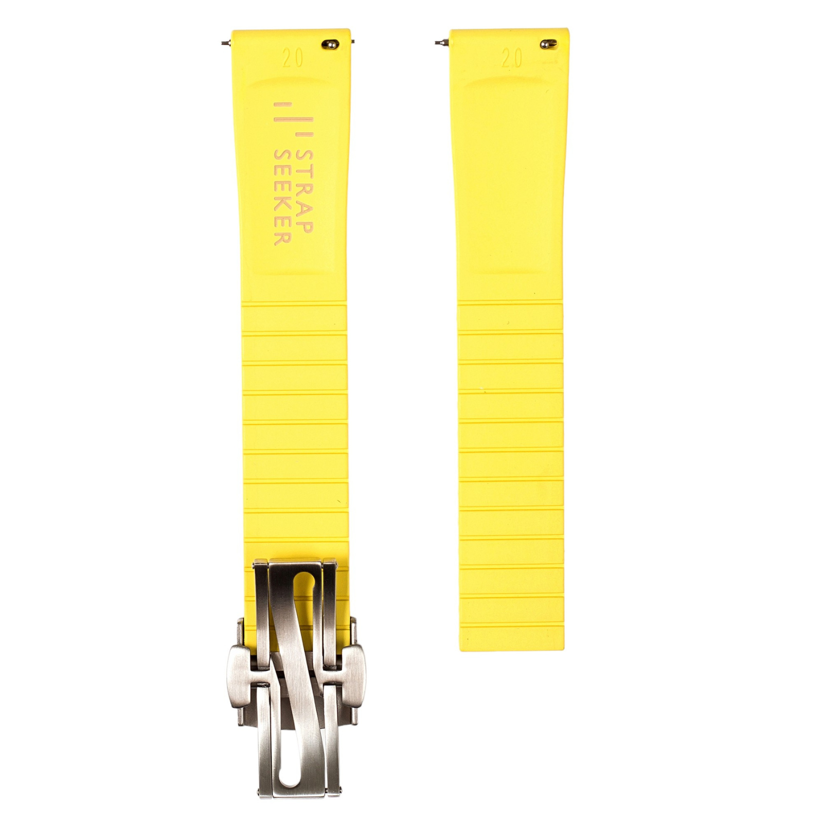 CTS Cut-to-Size FKM Rubber Watch Strap - Quick Release - Sky Blue (2435) - Elevate Your Style!