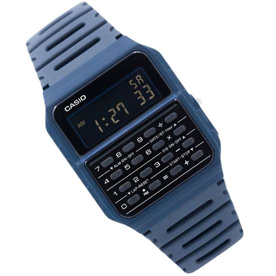 Casio Retro Blue Calculator Watch: A Vintage Timepiece with Modern Functionality