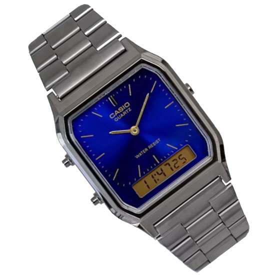 Casio Unisex Analog Digital Watch - AQ230GG-2A - The Vintage Timepiece You Need!