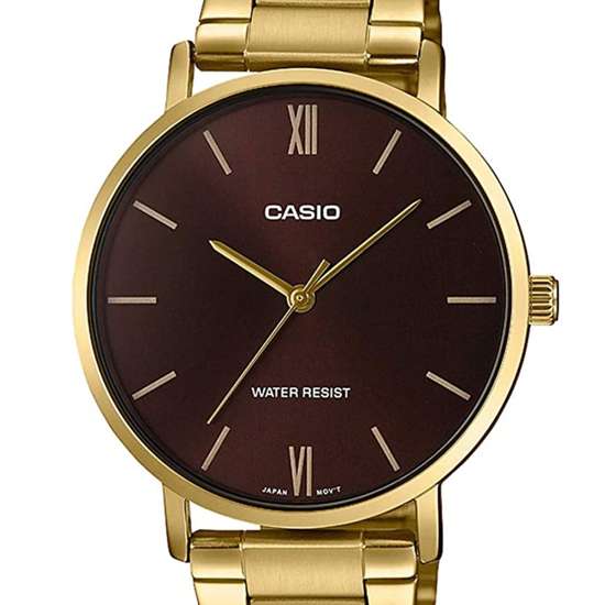 Casio MTP-VT01G-5B: A Stunning Gold Dress Watch for Men