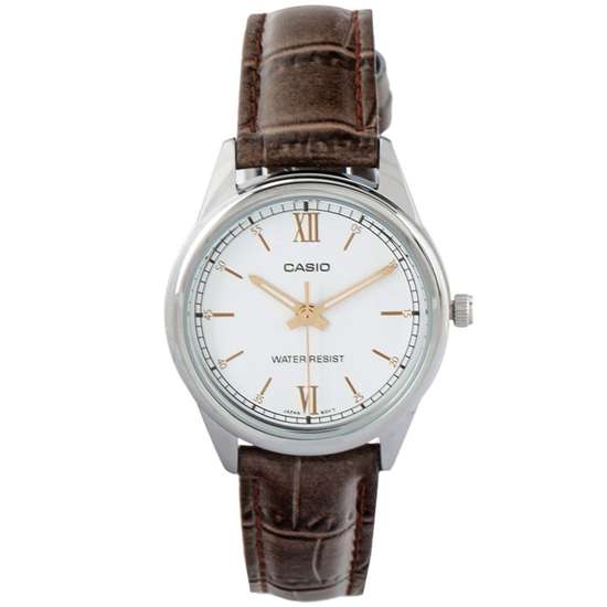 Casio Women's Stylish Leather Watch LTP-V005L-7B3 - A Timeless Accessory