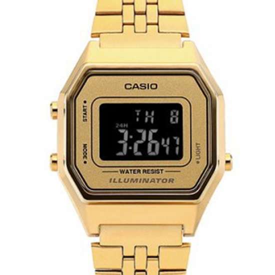 Casio Vintage Gold Digital Youth Watch - LA680WGA-9B/9BDF