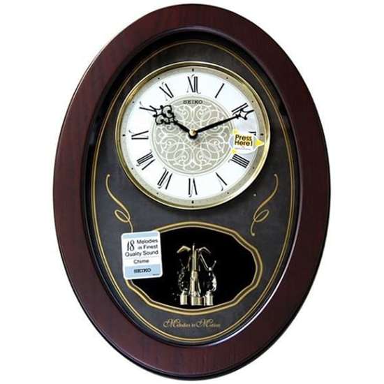 Seiko QXM373B/QXM373BN Melodies in Motion Wall Clock - Exclusive to Singapore!