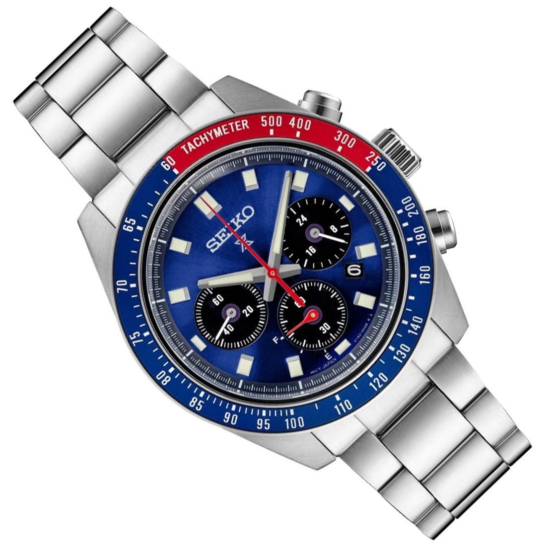 Seiko Prospex SSC913P1 Solar Speedtimer Chronograph: Blue Dial Marvel