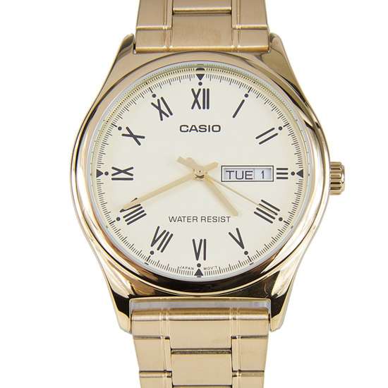 Casio MTP-V006G-9B Gold-Plated Quartz Watch - A Timeless Elegance