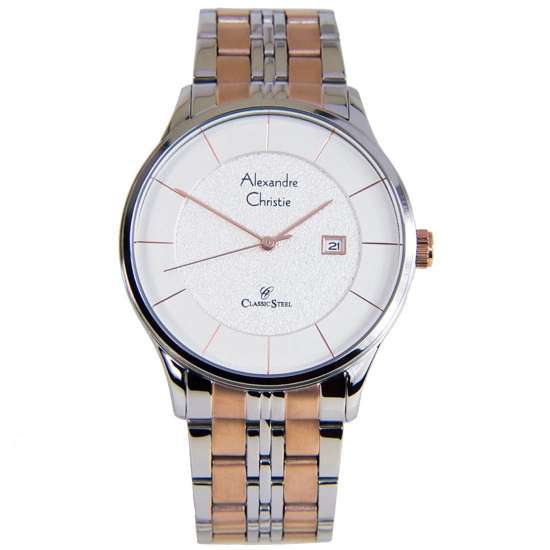 Alexandre Christie Men's Stylish Water-Resistant Watch 8472MDBTRSL