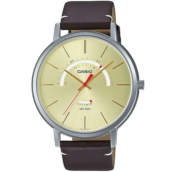 Casio MTP-B105L-9AV Men's Stylish Leather Watch