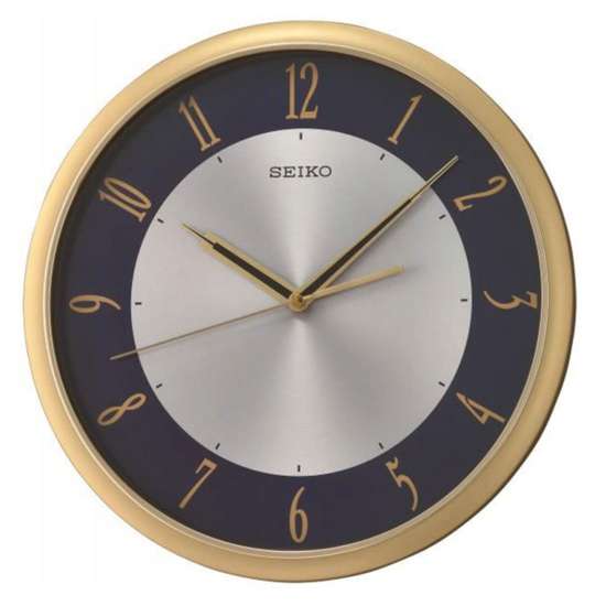 Seiko QXA753G/QXA753GN Gold Wall Clock - Exclusive to Singapore!