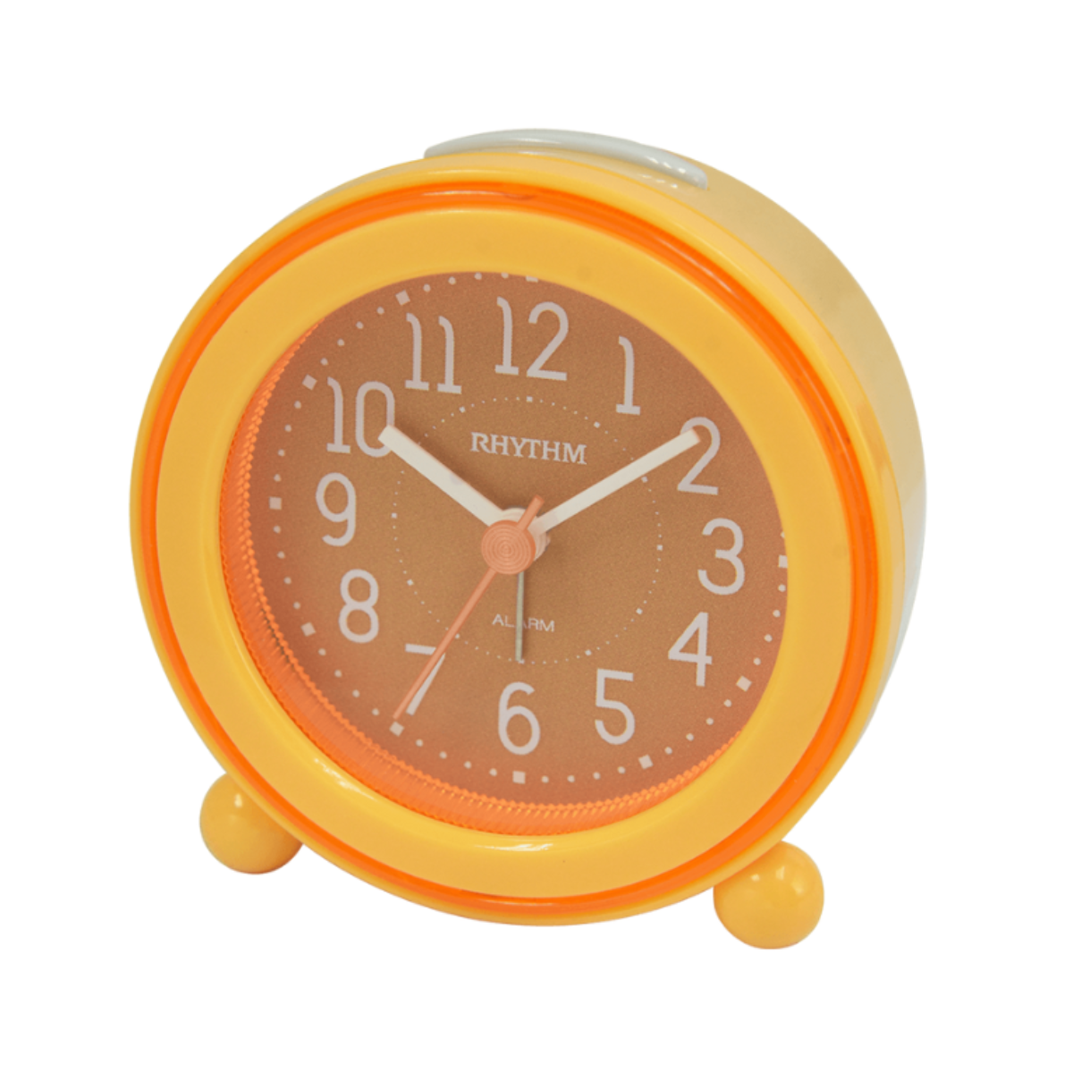 Rhythm CRE308NR14 Orange Quartz Beep Alarm Clock - Exclusive to Singapore!