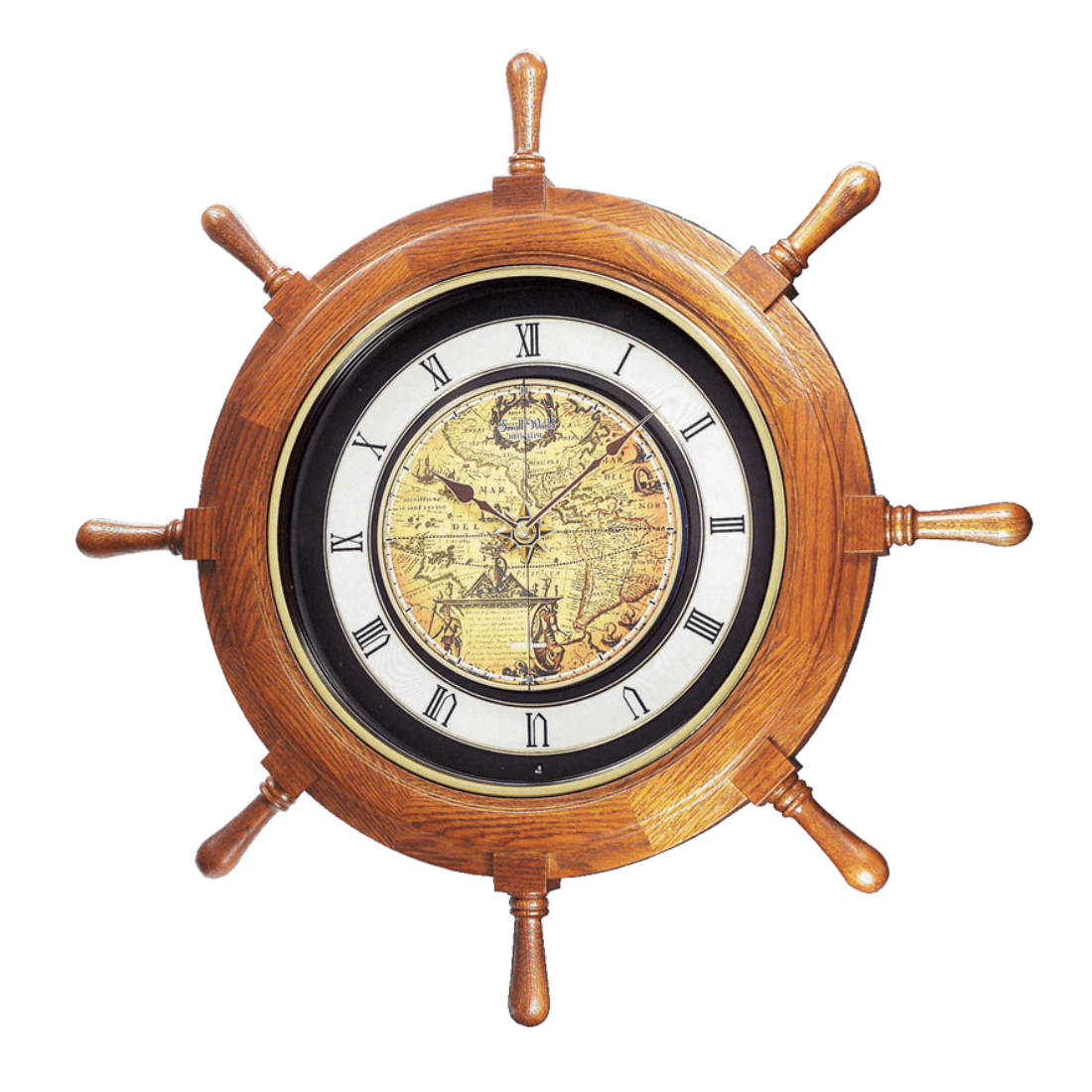 Rhythm Voyager Classic: 17th Century Sailor Map Wall Clock - Exclusive to Singapore!