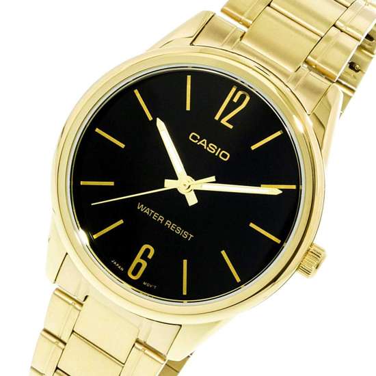 Casio Men's Stylish Gold Watch MTP-V005G-1B