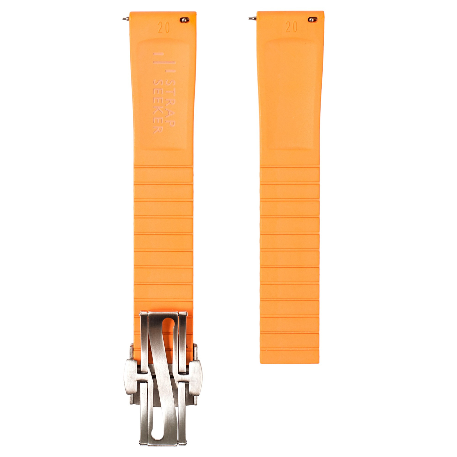CTS Cut-to-Size FKM Rubber Watch Strap - Quick Release - Sky Blue (2435) - Elevate Your Style!