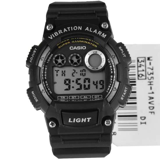 Casio Men's W-735H-1AV Dual Time Watch: A Must-Have Timepiece!