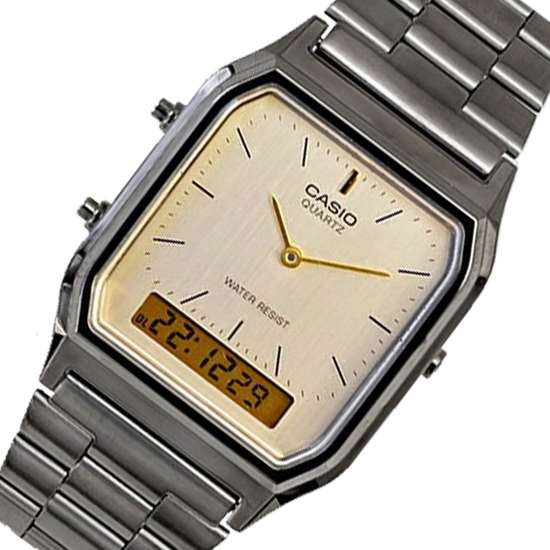 Casio Unisex Analog Digital Watch AQ230GG-9A: A Timeless Vintage Piece