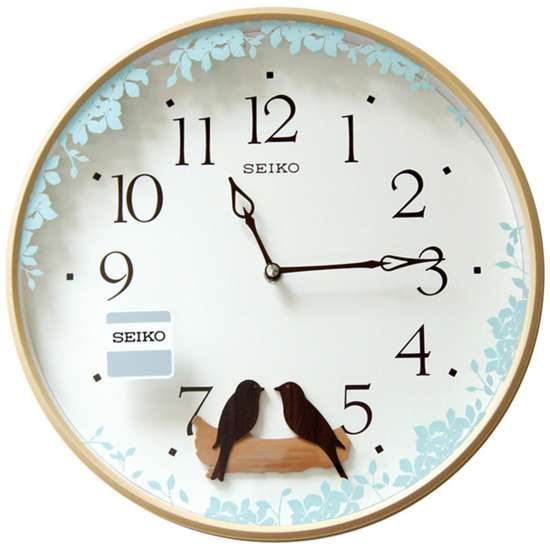Seiko QXC237Z/QXC237ZN Pendulum Wall Clock - Exclusive to Singapore!