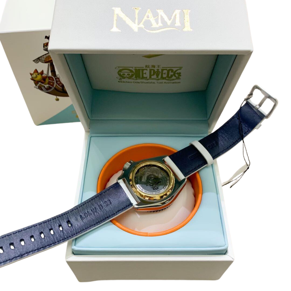 Seiko 5 Sports One Piece Nami Limited Edition Blue Dial Watch SRPF63K1 - A Collector's Gem
