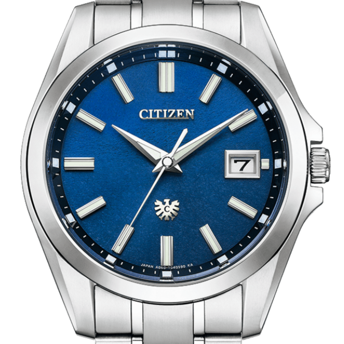 Citizen 'The Citizen' Tosa Washi AQ4091-56L Super Titanium Navy Blue Dial Watch - A Captivating Timepiece