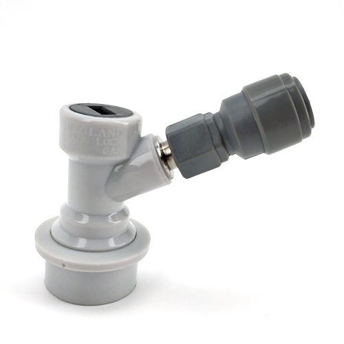 KegLand Duotight Push-In Fitting - 9.5 mm (3/8 in.) x 1/4 in. Flare - KL06941: The Ultimate Connection Solution!