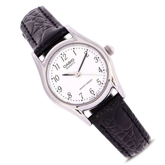 Casio Stylish Women's Leather Watch LTP-1094E-7B