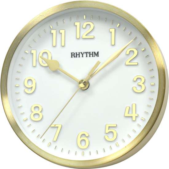 Rhythm 3D Metal Desk & Wall Clock CMG532NR18 - Exclusive to Singapore!