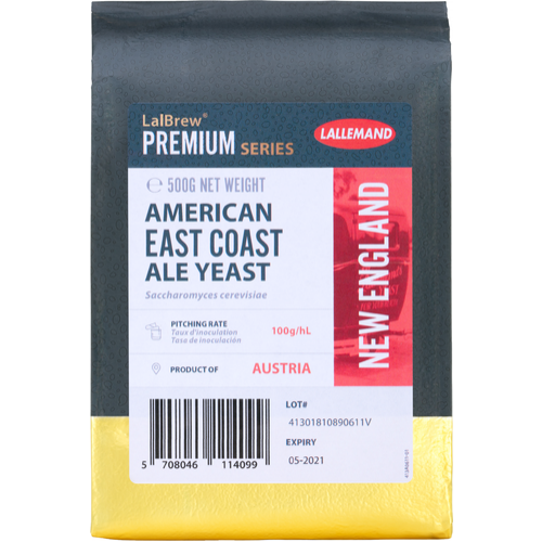 Lallemand | LalBrew® New England - The Ultimate Dry Beer Yeast for Hazy IPAs (500 Gram Bulk Pack)