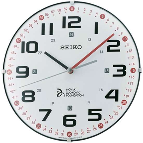 Seiko QXA932K Elegant White Wall Clock - Exclusive to Singapore!