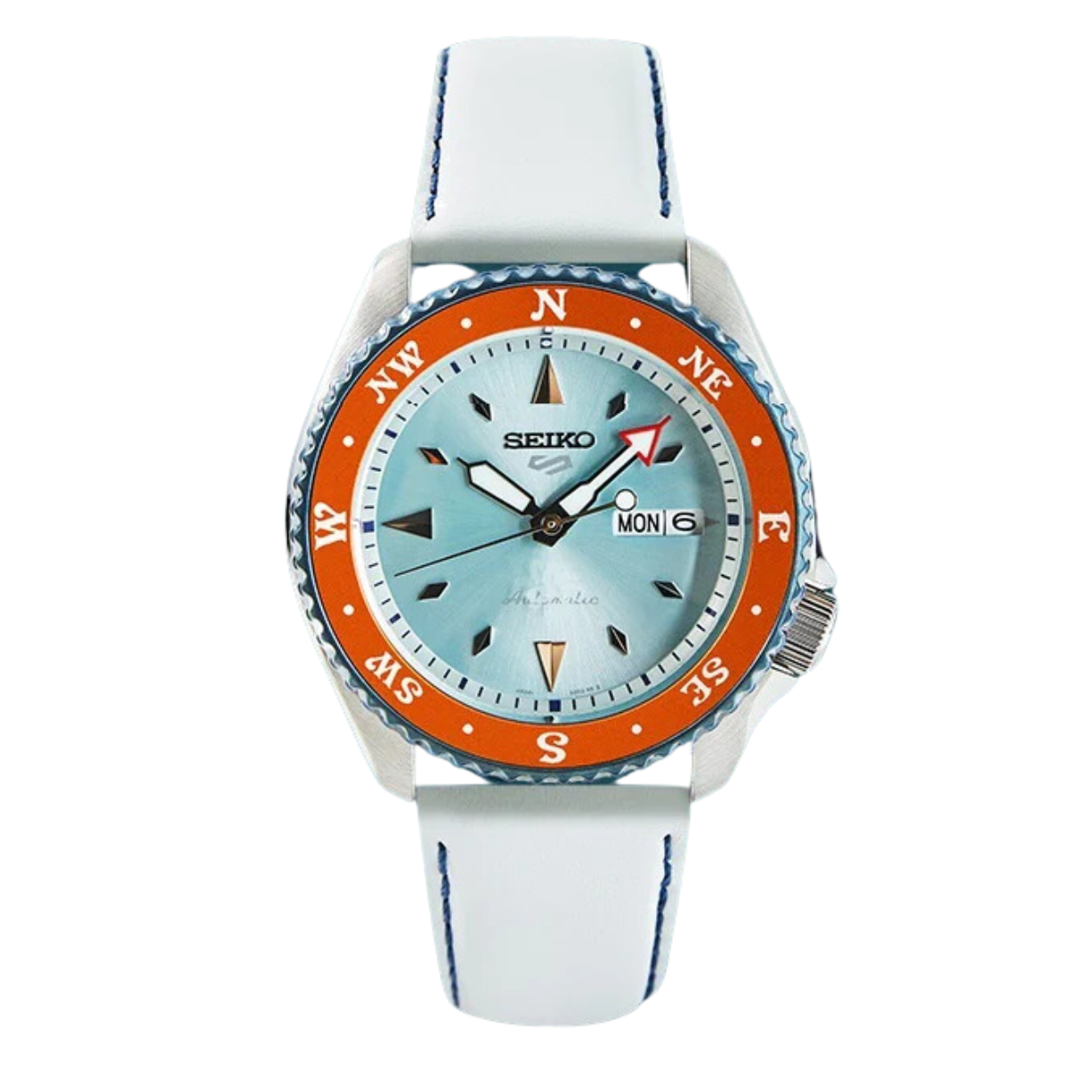 Seiko 5 Sports One Piece Nami Limited Edition Blue Dial Watch SRPF63K1 - A Collector's Gem